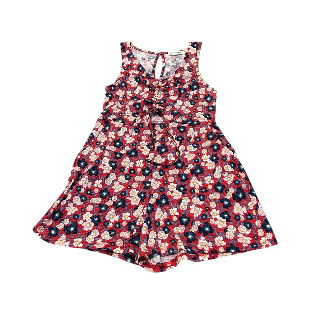 LIVE TO BE SPOILED floral romper